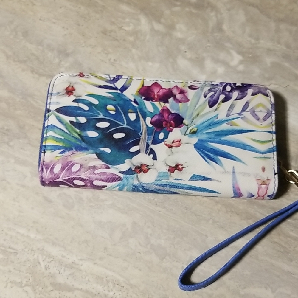 Floral Women's Wristlet Wallet